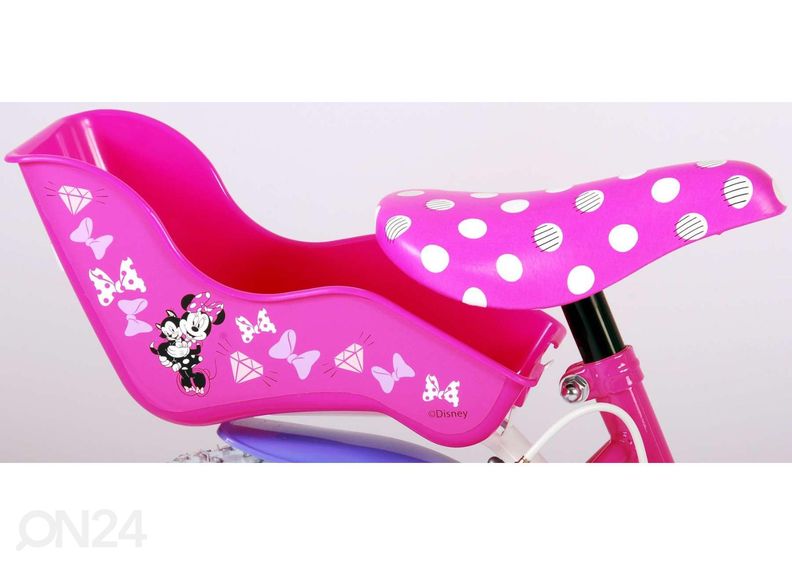 Laste jalgratas 14 tolli Disney Minnie suurendatud