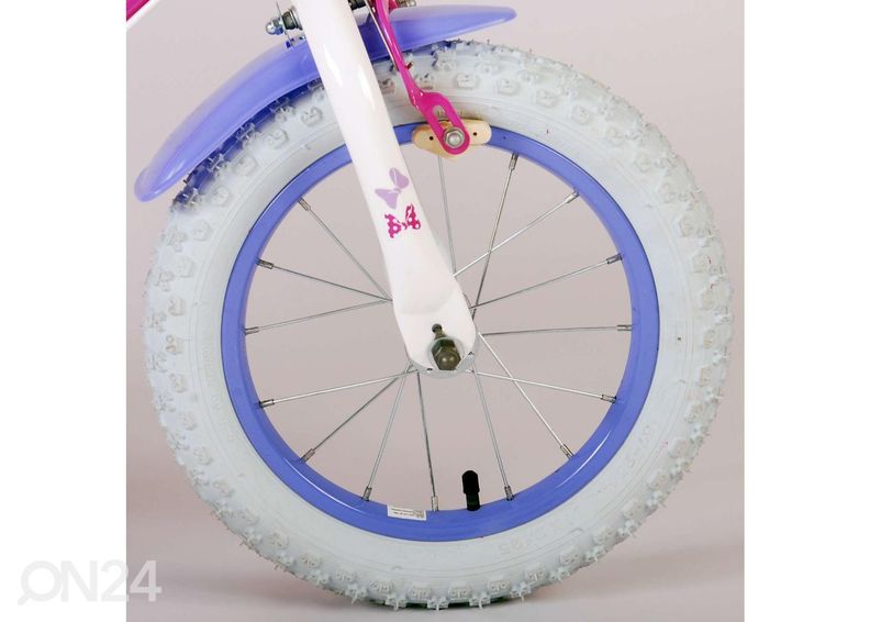 Laste jalgratas 14 tolli Disney Minnie suurendatud