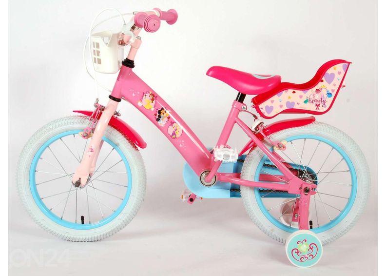 Laste jalgratas 16 tolli Disney Princess suurendatud