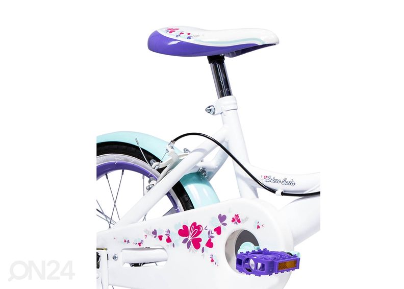 Laste jalgratas 16 tolli Huffy Crème Soda valge suurendatud
