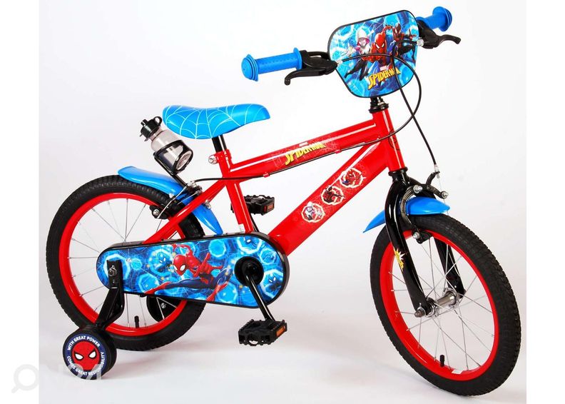 Laste jalgratas 16 tolli Spiderman 2 käsipidurit suurendatud