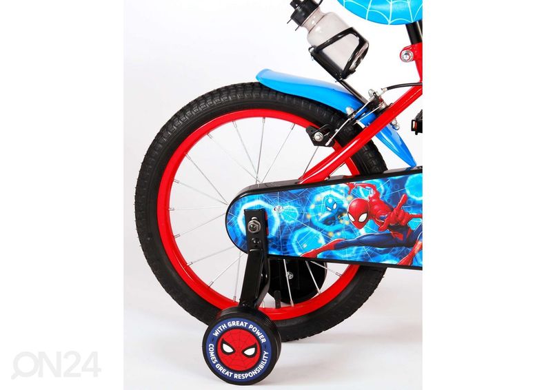 Laste jalgratas 16 tolli Spiderman 2 käsipidurit suurendatud