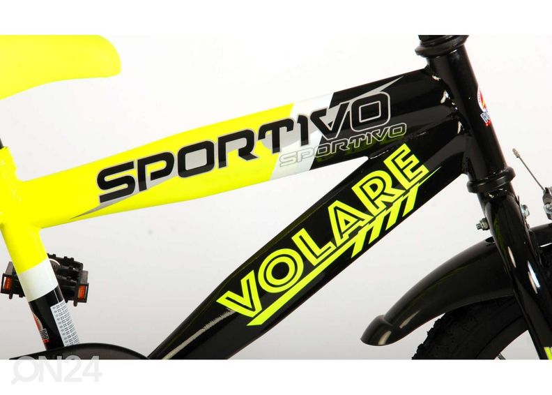 Laste jalgratas 16 tolli Volare suurendatud