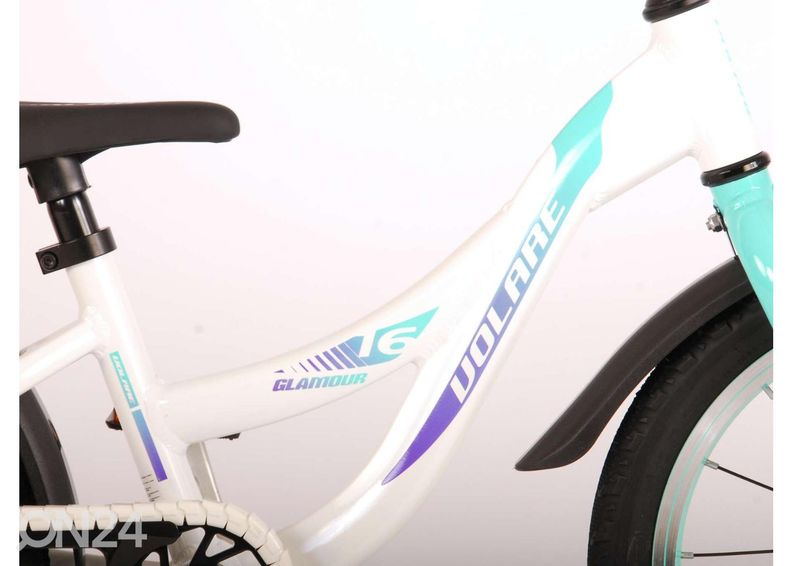 Laste jalgratas 16 tolli Volare Glamour Prime Collection suurendatud