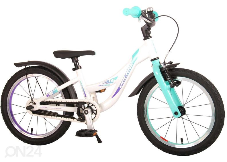 Laste jalgratas 16 tolli Volare Glamour Prime Collection suurendatud