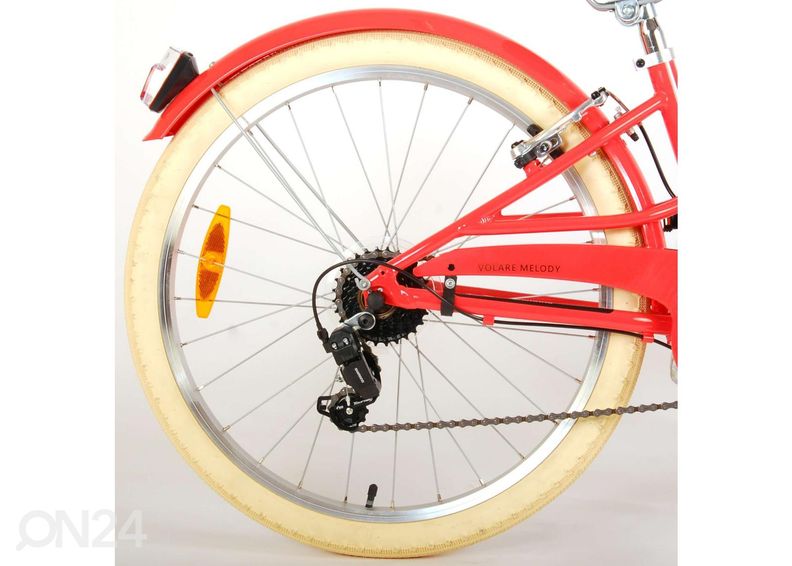 Laste jalgratas 24 tolli Volare Melody Prime Collection 6 käiku suurendatud