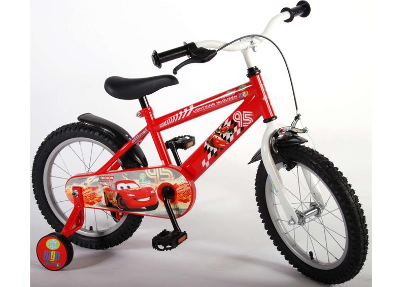 Laste jalgratas Disney Cars 16 tolli Volare suurendatud