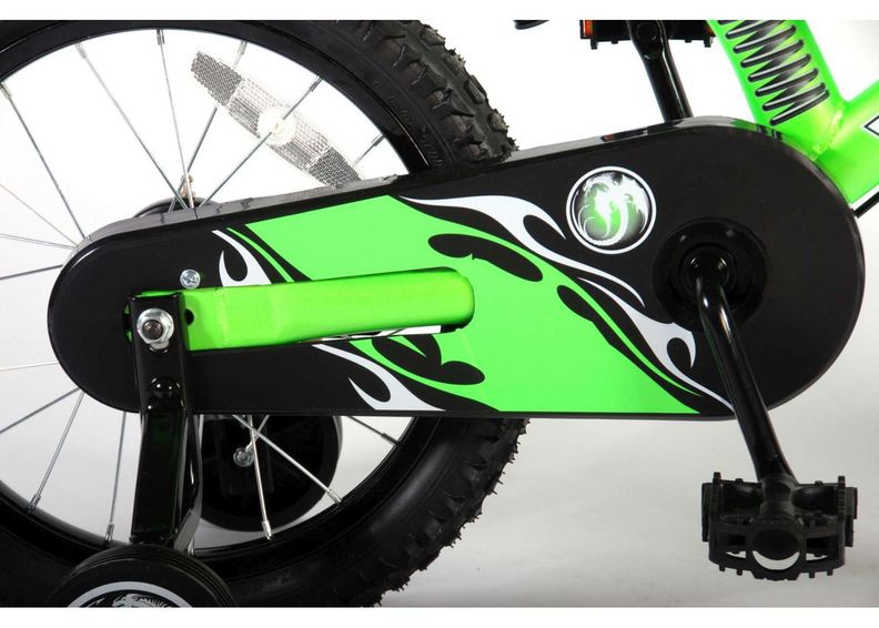 Laste jalgratas Motorbike 16 tolli Volare suurendatud