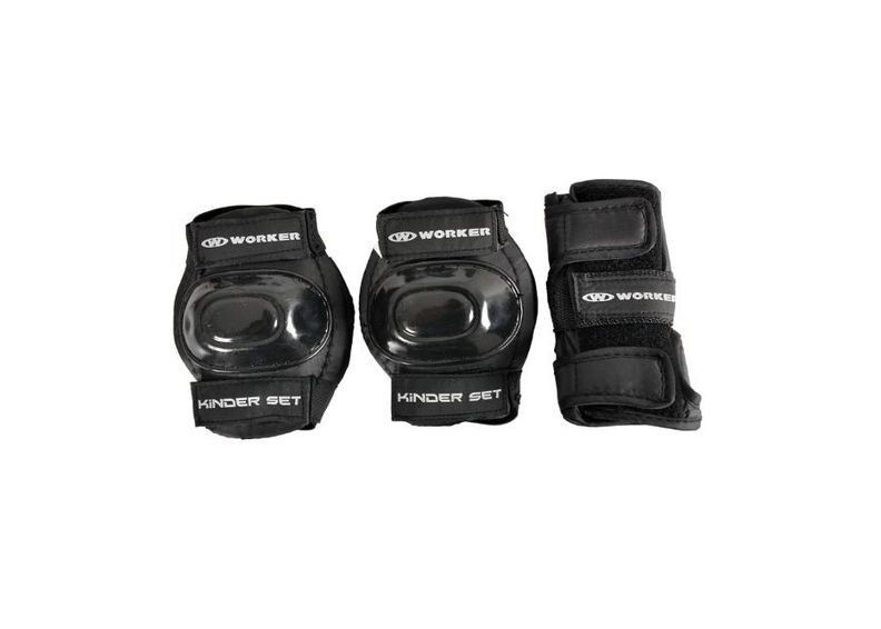 Laste kaitsmete komplekt 6-tükki WORKER suurendatud