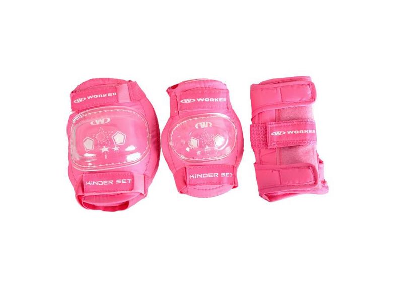 Laste kaitsmete komplekt 6-tükki WORKER suurendatud