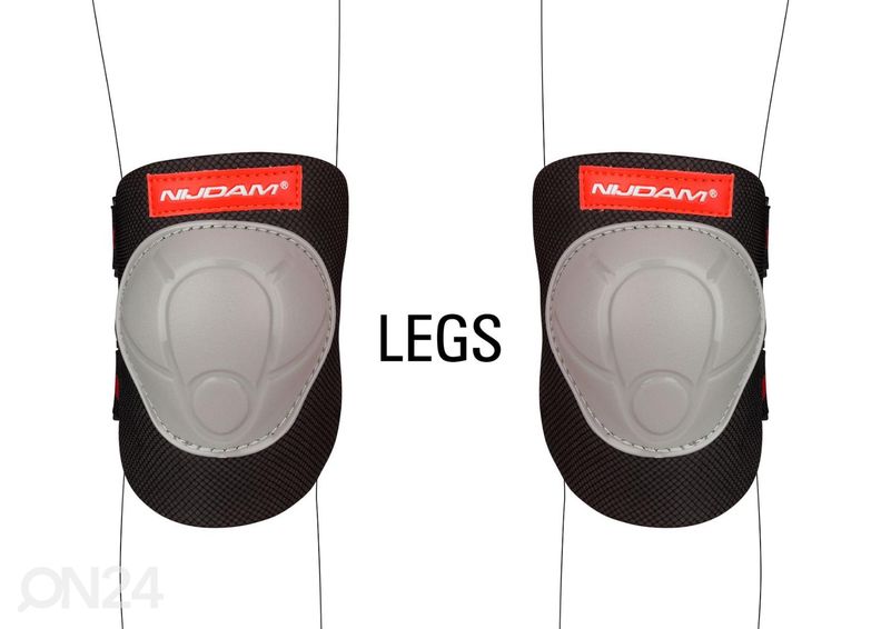 Laste kaitsmete komplekt Vulcano Nijdam suurendatud