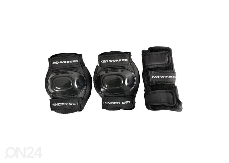 Laste kaitsmete komplekt WORKER 6tk suurendatud