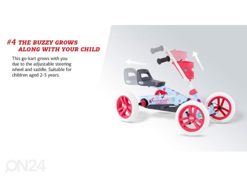 Laste kart Berg Buzzy John Deere suurendatud