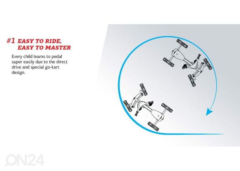 Laste kart Berg Buzzy John Deere suurendatud