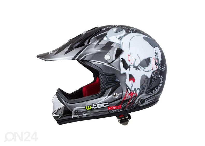Laste motokrossi kiiver V310 W-Tec suurus M 51-52 cm suurendatud