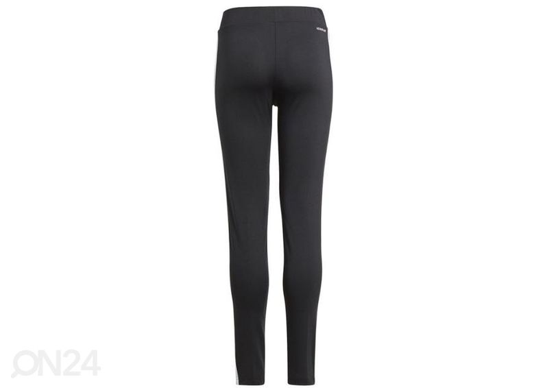 Laste pikad treeningretuusid Adidas D2M 3 Stripes Tight suurendatud
