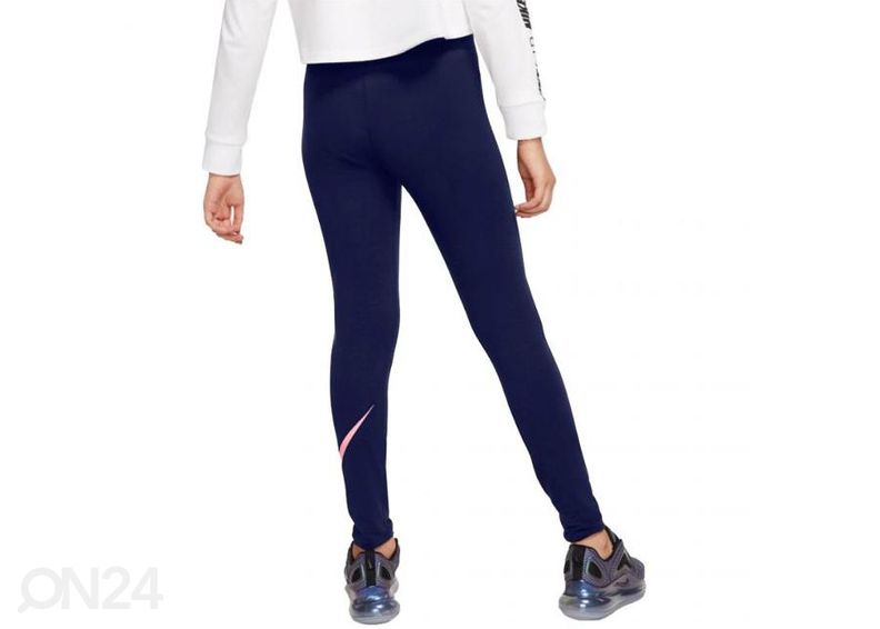 Laste pikad vabaajaretuusid Nike NSW Favorites Swsh Legging suurendatud