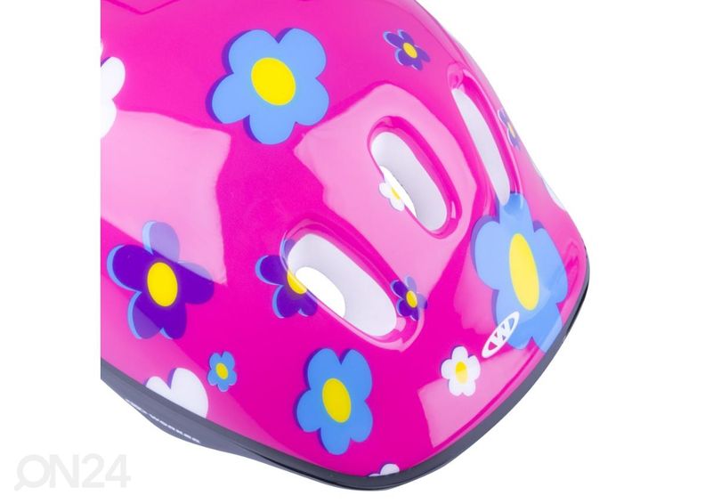 Laste rulluisu ja kaitsmete komplekt WORKER Polly LED suurendatud