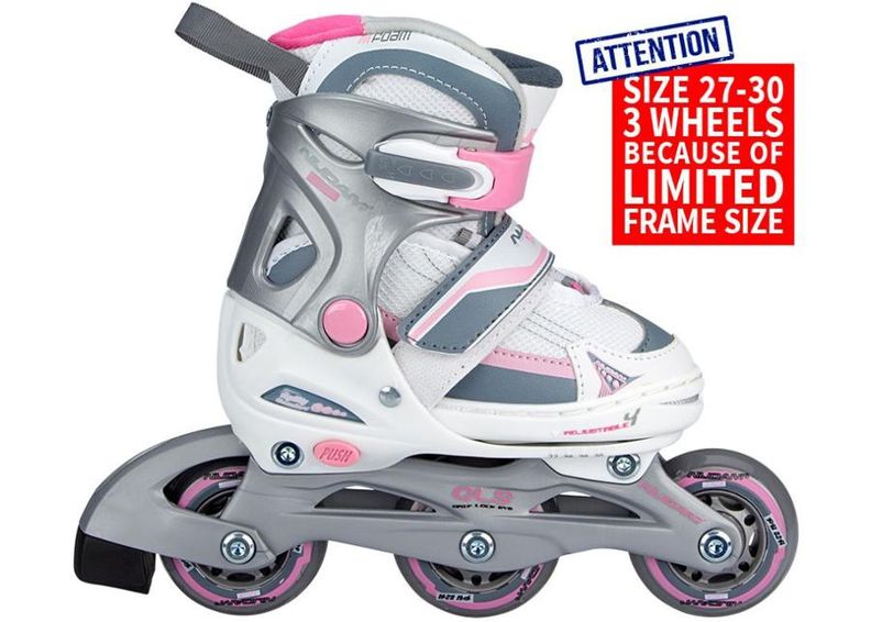 Laste Rulluisud Inline Skates Adjustable Semi-Softboot Nijdam suurendatud