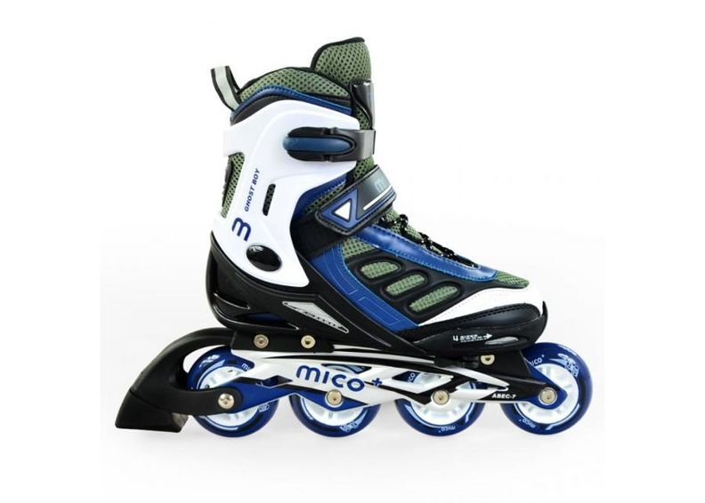 Laste rulluisud reguleeritavad Mico Ghost Boy Jr PW -125C suurendatud