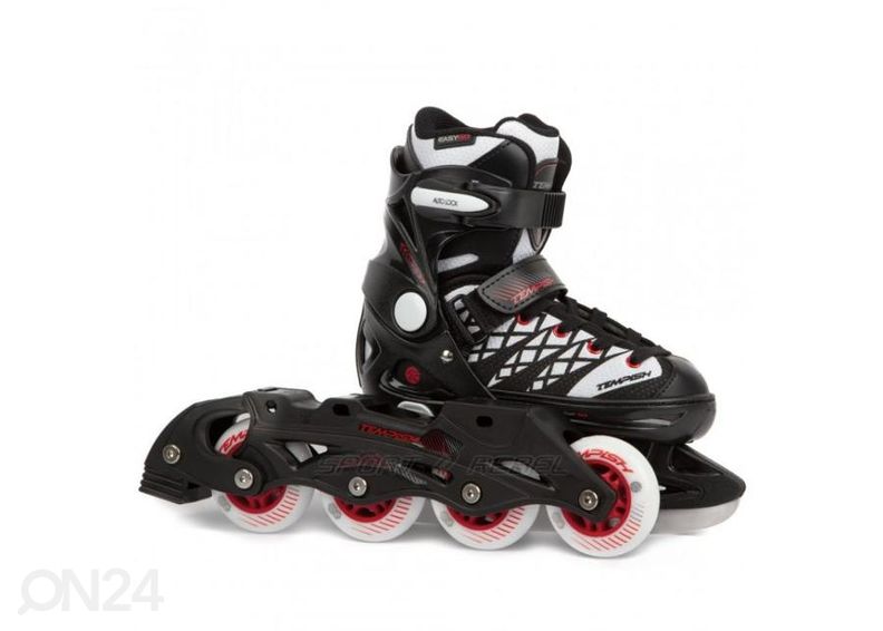 Laste rulluisud/uisud reguleeritava suurusega Tempish Clips Duo suurendatud