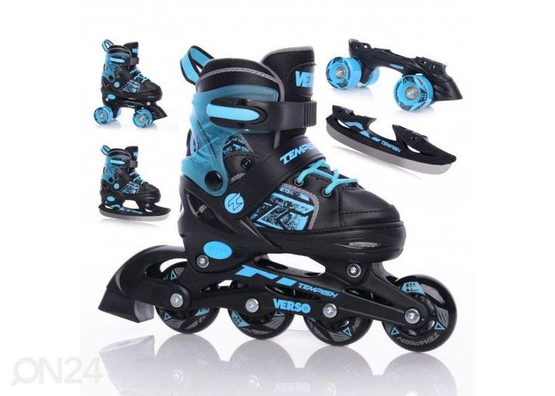 Laste rulluisud/uisud reguleeritava suurusega Tempish Verso Triple II suurendatud