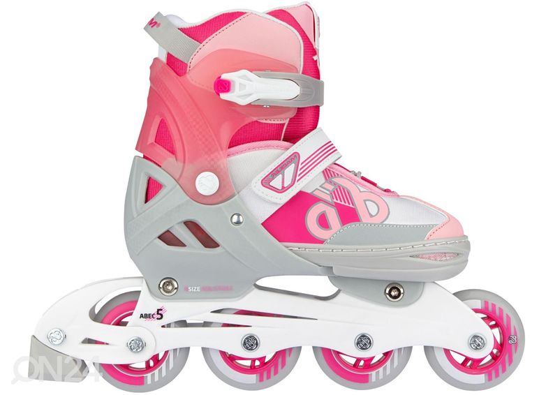 Laste rulluisud/uisud reguleeritavad Bold Berry Nijdam suurendatud