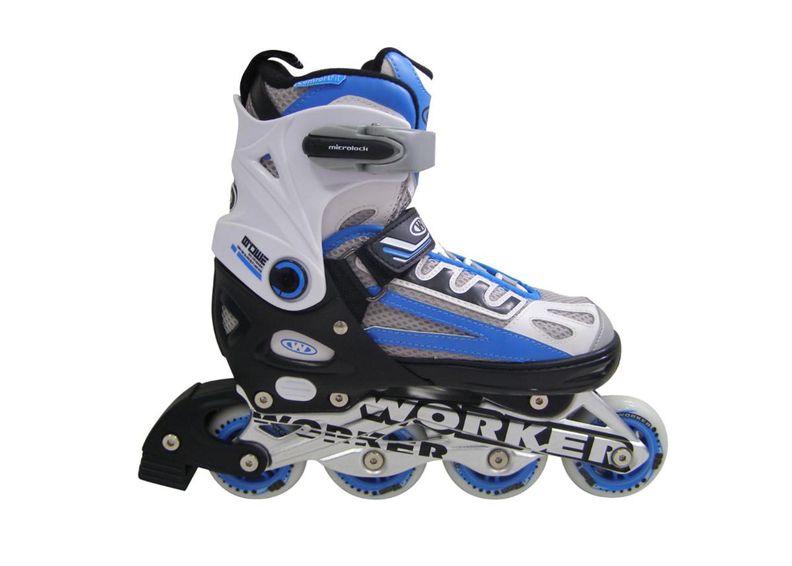Laste rulluisud/uisud reguleeritavad Nolan 2in1 in-line skates WORKER suurendatud