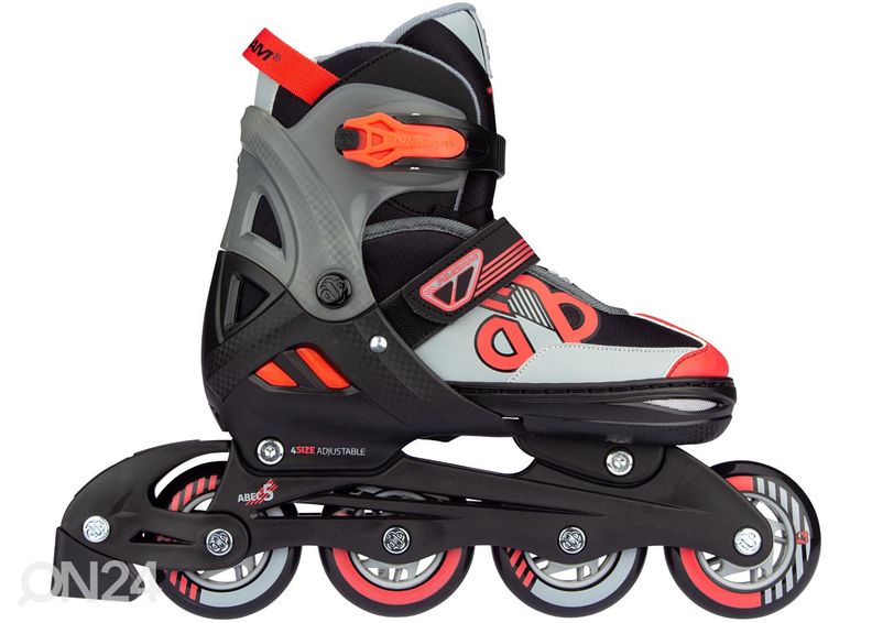 Laste rulluisud/uisud reguleeritavad Red Raider Nijdam suurendatud