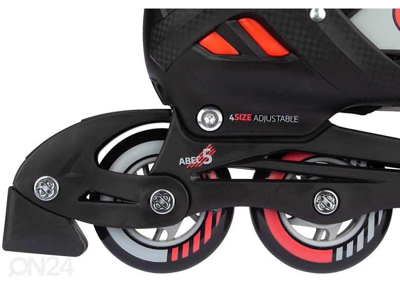 Laste rulluisud/uisud reguleeritavad Red Raider Nijdam suurendatud