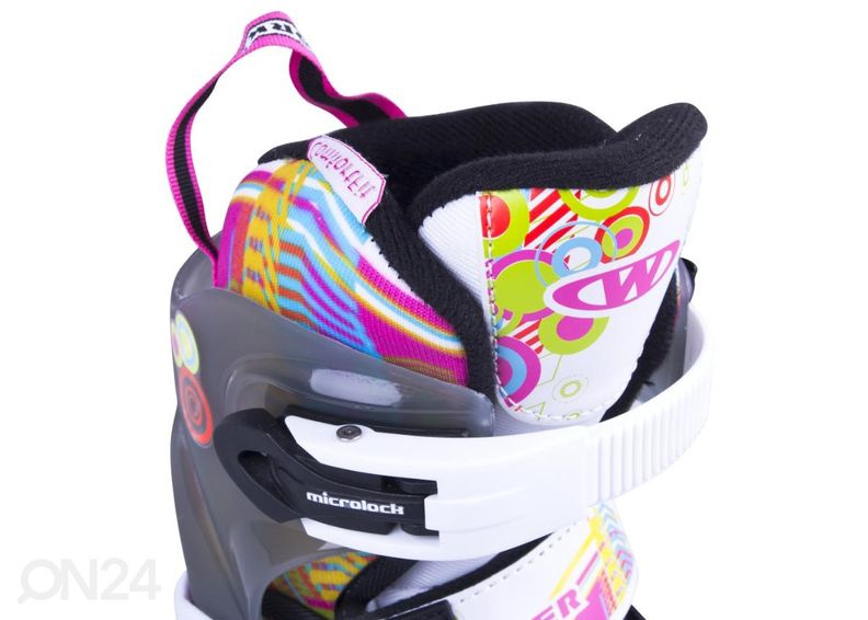 Laste rulluisud WORKER Picola LED suurendatud