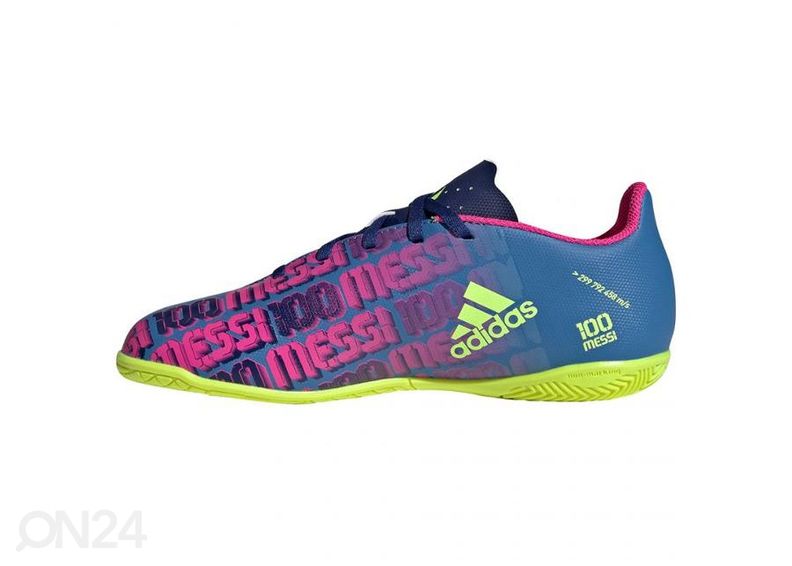 Laste saali jalgpallijalatsid Adidas X Speedflow Messi.4 IN suurendatud