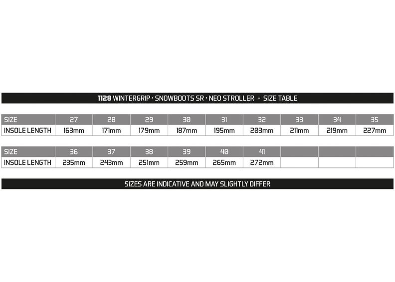 Laste talvesaapad Neo Stroller Winter-Grip suurendatud