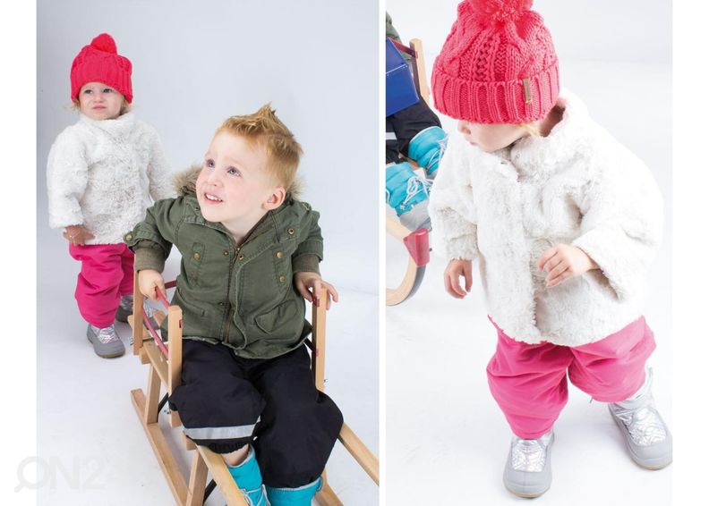 Laste talvesaapad Quilt Bieber suurendatud