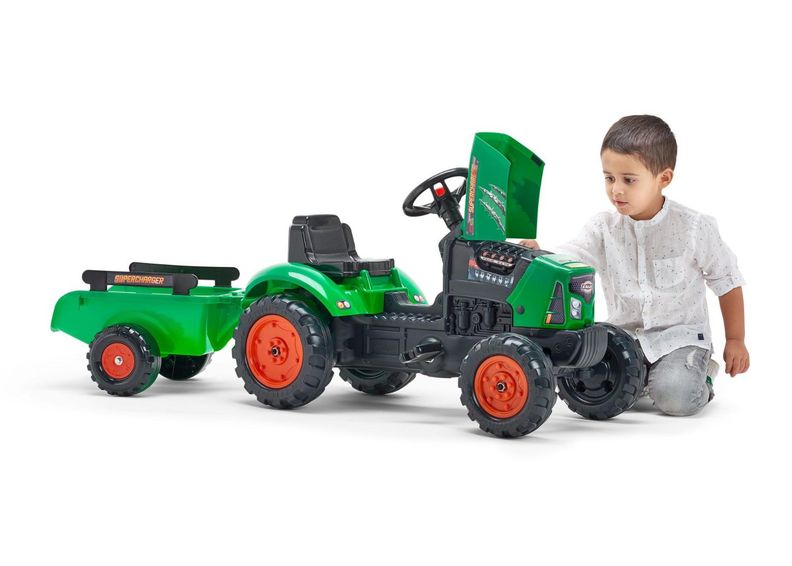 Laste traktor Supercharger suurendatud