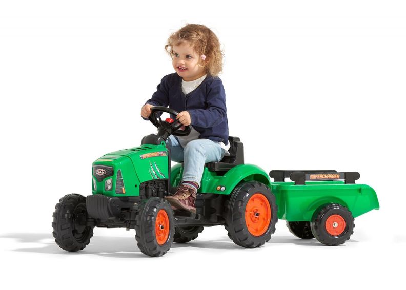 Laste traktor Supercharger suurendatud