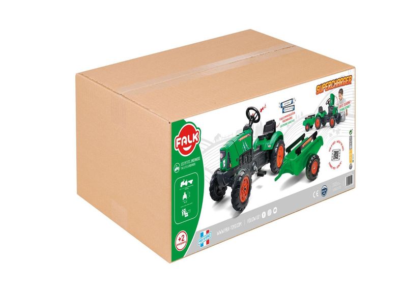 Laste traktor Supercharger suurendatud