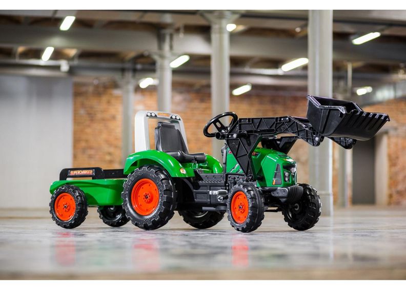 Laste traktor Supercharger suurendatud