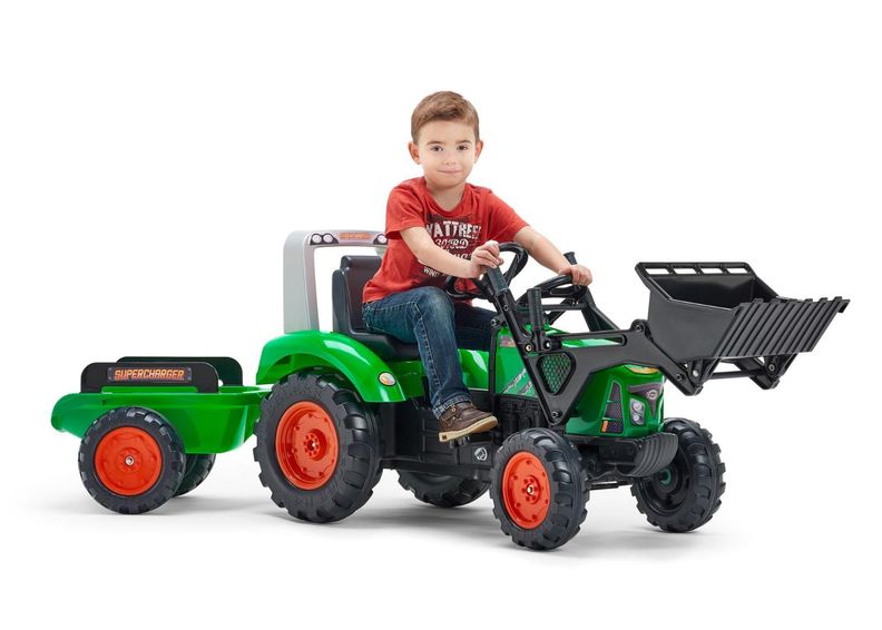 Laste traktor Supercharger suurendatud