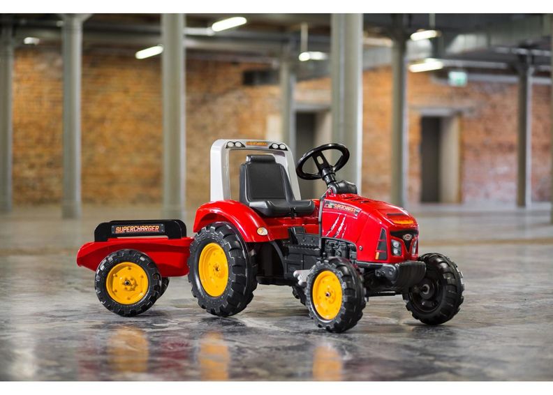 Laste traktor Supercharger suurendatud