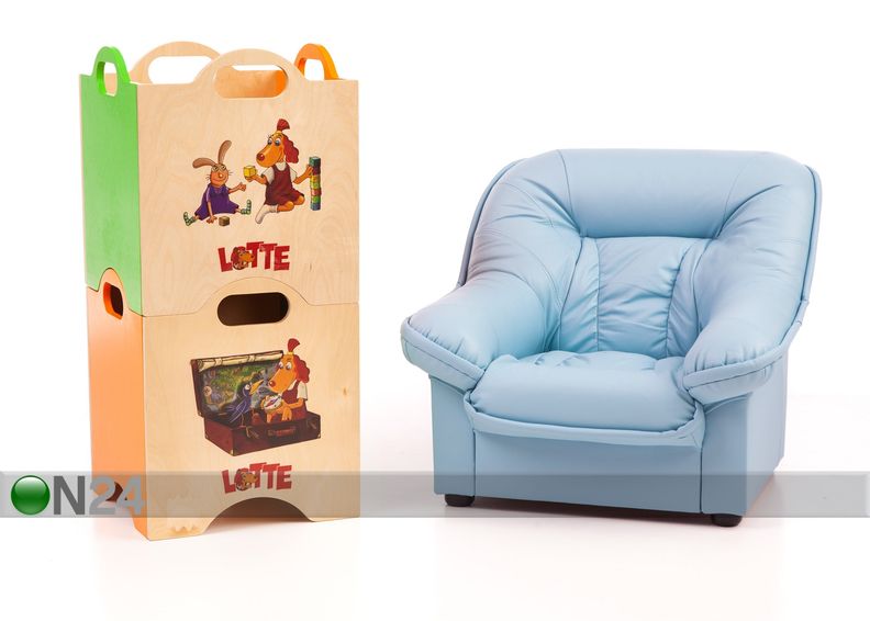 Laste tugitool Mini Spencer + mänguasjakast Lotte suurendatud