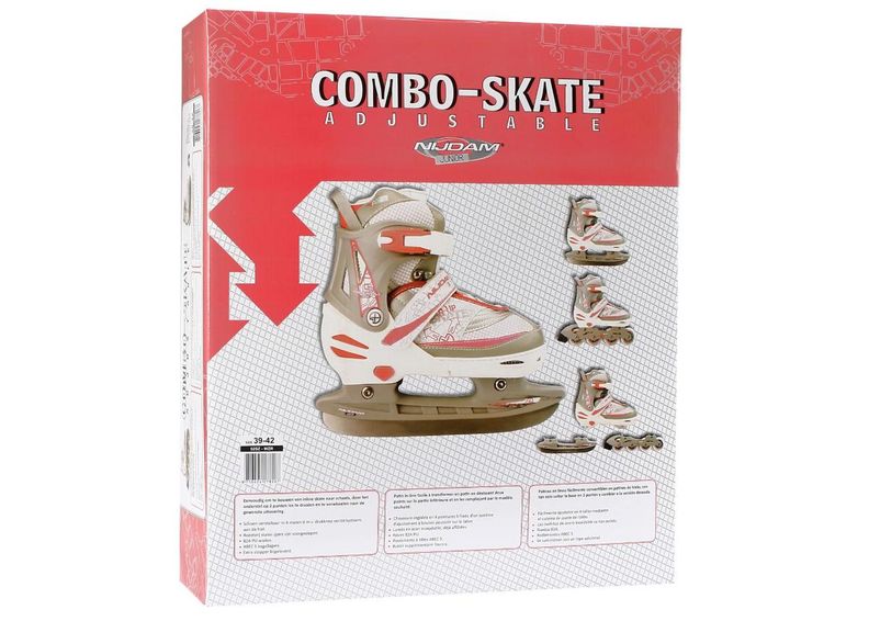 Laste Uisud/rulluisud komplekt Semi-Softboot Nijdam suurendatud