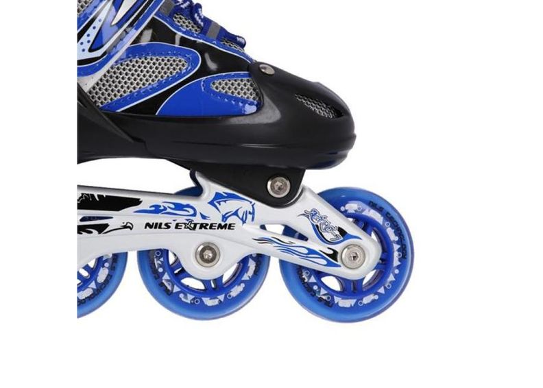 Laste uisud/rulluisud Nils Extreme 2w1 Blue 35-38 NH18366 A suurendatud