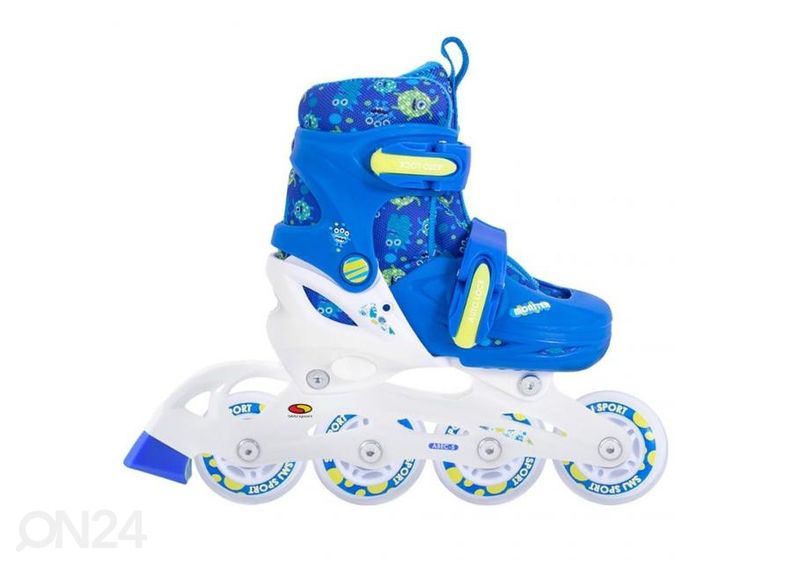 Laste uisud/rulluisud reguleeritavad Smj 3in1 Monster suurendatud