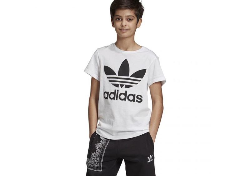 Laste vabaajasärk adidas Trefoil Tee JR DV2904 suurendatud