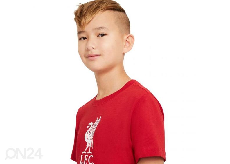 Laste vabaajasärk Nike Lfc B Nk Tee Evergreen Crest suurendatud