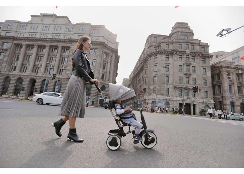 Laste vanker/ratas Qplay Deluxe suurendatud