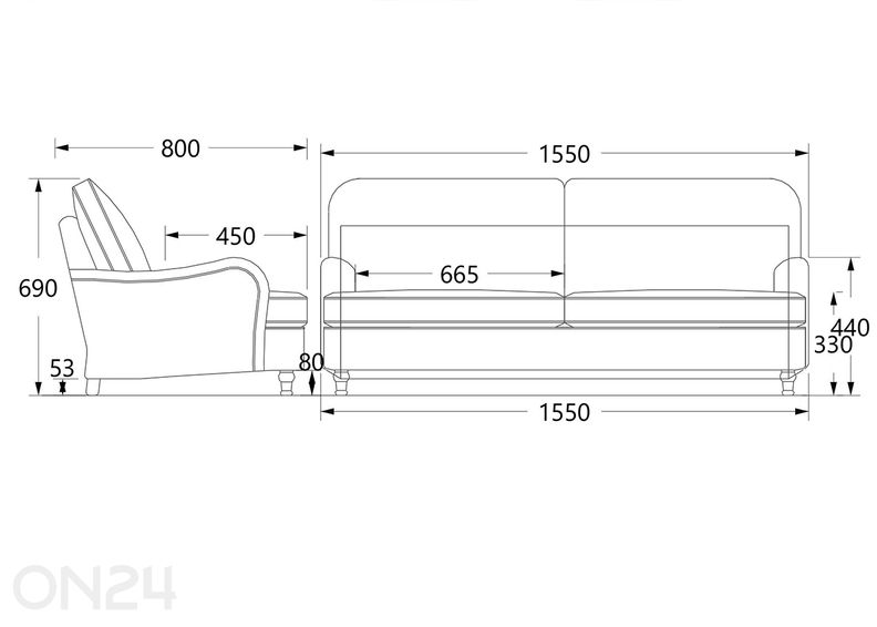 Lastediivan 3-ne Howard suurendatud