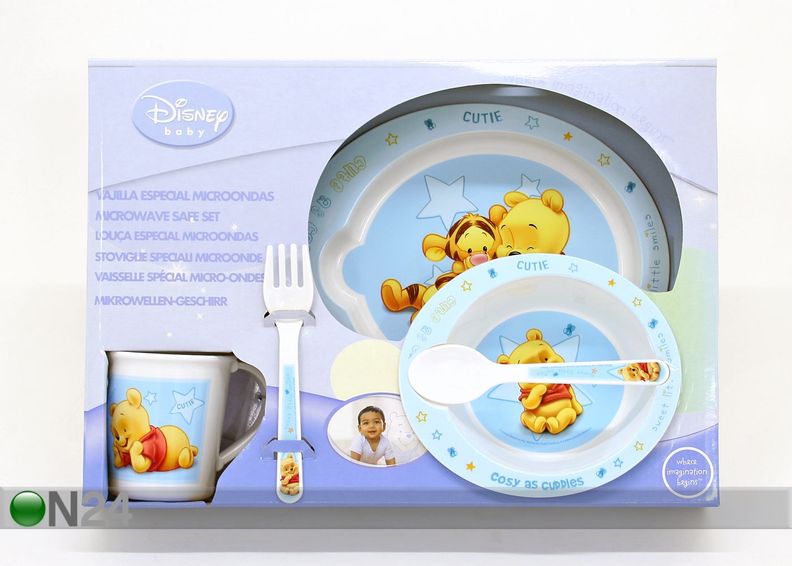 Lastenõude kinkekomplekt Disney Baby Puhh suurendatud