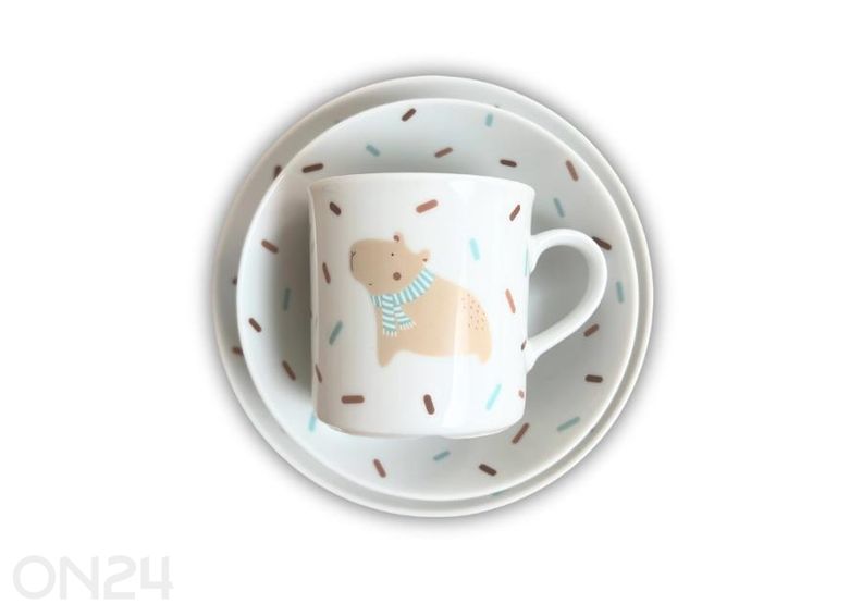 Lastenõude komplekt Kapibaara Lemmikloom suurendatud